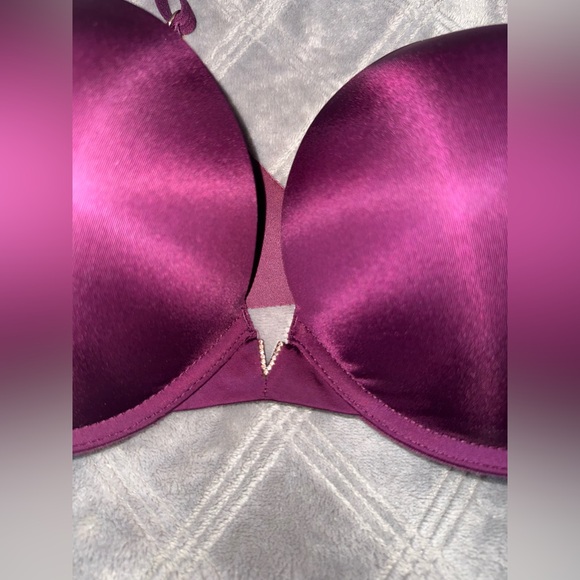 Victoria Secret push up bra 38C burgundy color - Picture 2 of 8